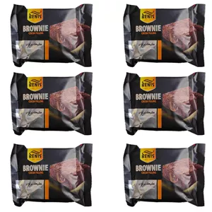 کیک براونی با مغز کرم کاکائو بنیس - 80 گرم بسته 6 عددی