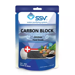 شارژ فیلتر دستگاه تصفیه آب اس اس وی مدل Carbon Block وزن 140 گرم