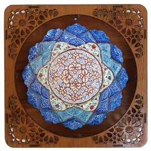 تابلو میناکاری مسی مدل گل کد 20 gg  