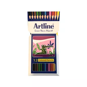 مداد رنگی 12 رنگ آرت لاین مدل فانتزی