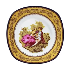 پیش دستی چینی پردیس کاشان مدل لیلی و مجنون بسته 6 عددی