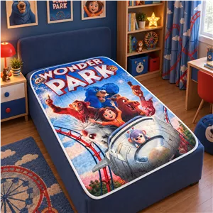 پتو کودک مدل Wonder Park سایز 110*150 سانتی متر