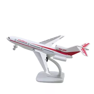ماکت هواپیما ناب سل مدل موزیکال چراغدار ایرلاین همراه با استند AIRLINER-727-200