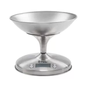 ترازو آشپزخانه دیجیتال ساپر مدل گیلاسی ساپر 220D کد 40009 حداکثر ظرفیت قابل اندازه‌گیری 5 کیلوگرم با دقت اندازه‌گیری 1 گرم