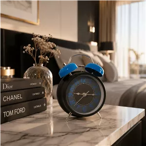 ساعت رومیزی عقربه‌ای مدل زنگدار کد C10