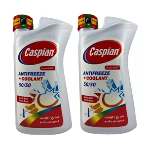 ضدیخ خودرو کاسپین مدل  50/50 وزن 1 کیلوگرم مجموعه 2 عددی