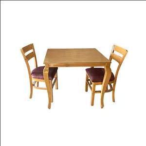 میز و صندلی ناهارخوری دو نفره گالری چوب آشنایی مدل Khod-2tir-Mehr2