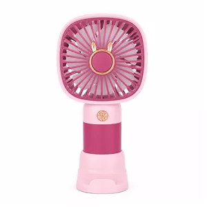 پنکه‌ رومیزی شارژی مدل همراه 3 حالته پایه دار کد Square Mini Cooling Fan