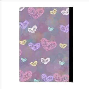 کلاسور پاد آفرین مدل قلب های رنگی کد 1256 