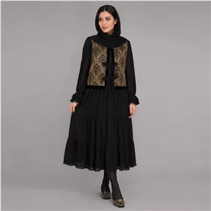 جلیقه رسمی زنانه مدل سنتی کد 04