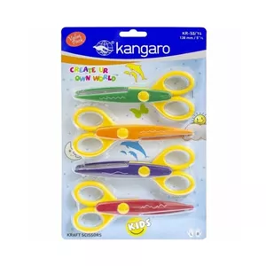 قیچی کانگرو مدل KR-53/Y4 بسته 4 عددی