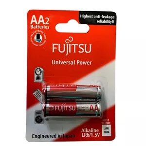 باتری قلمی فوجیتسو مدل ER آلکالاین بسته ۲ عددی