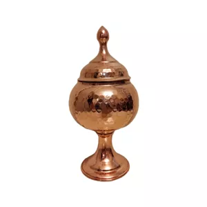 قنددان مسی مدل پایه دار کد AH