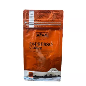 قهوه اسپرسو 30 درصد عربیکا 70 درصد روبوستا قهوه آرام - 250 گرم