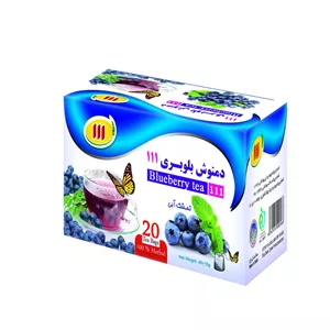 دمنوش بلوبری 111 بسته 20 عددی