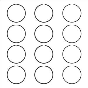 رینگ پیستون رینگ خودرو پارس مدل RKP-EF7-0.25mm مناسب برای سمند و دنا بسته 12 عددی