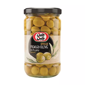 زیتون شور با هسته معمولی چین چین - 680 گرم 