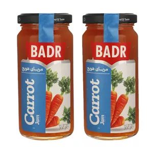 مربای هویج بدر - 300 گرم بسته 2 عددی