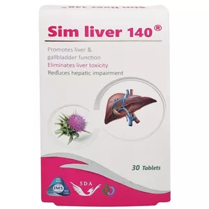 قرص سیم لیور 140 سیمرغ دارو عطار بسته 30 عددی