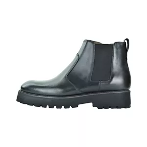  نیم بوت مردانه کرمانی مدل چرم شبرو طبیعی دستدوز کد 673 کِشی زیپی