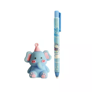 تراش مدل فانتزی طرح فیل به همراه پاک کن اتودی