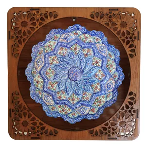 تابلو میناکاری مسی مدل گل کد 20 hgpp 