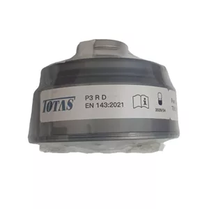 فیلتر ماسک ایمنی توتاص مدل پیچی بزرگ ضد ذره و باکتری کد P3 R D