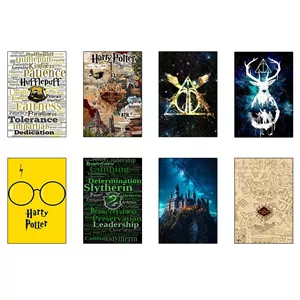 پوستر کارنيکا طرح هری پاتر Harry Potter کد 77465 مجموعه 8 عددی