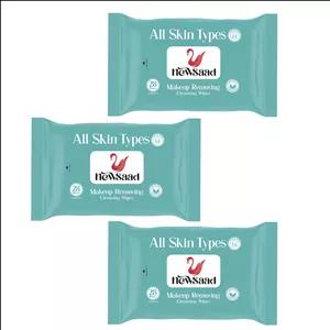 دستمال مرطوب نیوساد مدل Makeup-R3 سه بسته 28 عددی