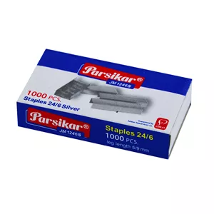 سوزن منگنه پارسیکار مدل استپلز کد 1246 سایز 24/6 بسته 1000 عددی