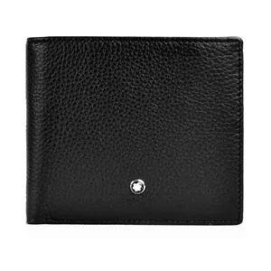 کیف پول مون بلان مدل افقی چرم طبیعی کد 369