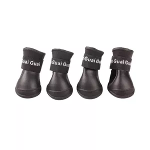کفش سگ گوآی مدل ORIGINAL GA-BLK سایز M بسته 4 عددی
