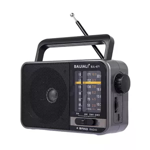 رادیو AM/FM/SW1/SW2 باجالی مدل XXX-BJL-671-666 دارای پورت USB
