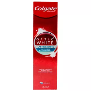 خمیردندان کلگیت سری optic white مدل Lasting white حجم 75 میلی لیتر