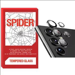 محافظ لنز دوربین اسپایدر مدل رینگی مناسب برای گوشی موبایل سامسونگ Galaxy S23 Ultra