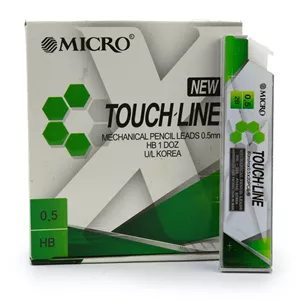 نوک مداد نوکی میکرو مدل TOUCHLINE قطر نوشتاری 0.5 میلی متر بسته 12 عددی