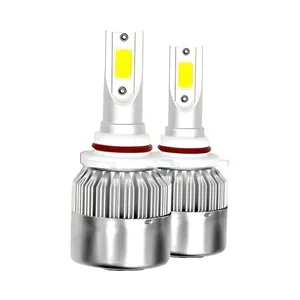 هدلایت خودرو مدل C6 پایه H4 مناسب برای سمند سورن بسته دو عددی
