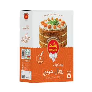 پودر کیک نیمه آماده هویج رشد مقدار 600 گرم