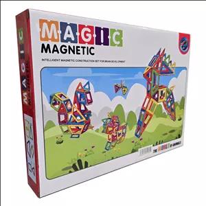 ساختنی 60 تکه مدل مگنتی طرح MAGIC MAGNETC کد FK683