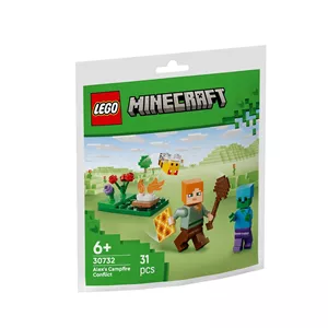 لگو 31 تکه سری Minecraft مدل Alex s Campfire Conflict کد 30732