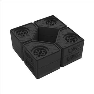 لرزه گیر ماشین لباسشویی دیوایل مدل ‎ 20231129-BK بسته 4 عددی