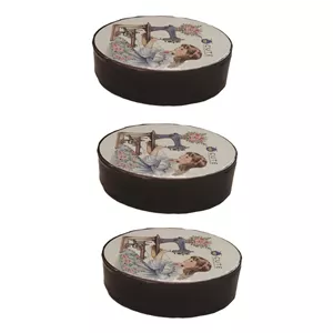 وزنه الگو خیاطی مدل بیضی کد V3BEY بسته 3 عددی