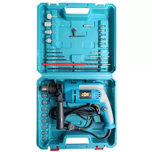 دریل برقی چکشی 13 میلیمتری 2800 وات جاب مدل JB-2500 M KIT مجموعه 32 عددی