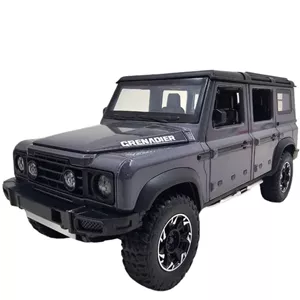 ماکت ماشین ناب سل مدل لندروور پاژن آفرود دودزا فلزی موزیکال چراغدار عقب کش کد Land Rover Offroad Pageant Smoked Metal Musical Lighted