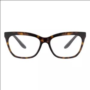 فریم عینک طبی ویفرر (Wayfarer) زنانه پرادا مدل 0PR 24SV2AU1O1 مناسب برای صورت مستطیل، مربع، مثلث، لوزی، قلب، گرد و بیضی