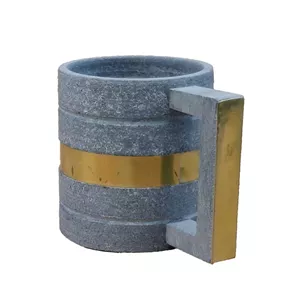 لیوان سنگی و برنجی کد 001