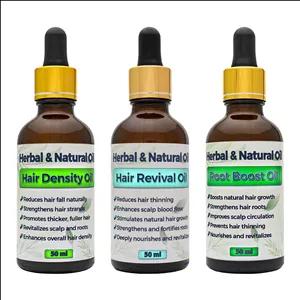 روغن ضد ریزش مو ، رویش دهنده مو و تقویت رشد مو مدل  A حجم 90 میلی لیتری بسته 3 عددی