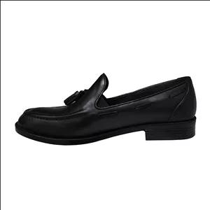 کفش رسمی مردانه چرم تبریز مدل Tassel Loafer