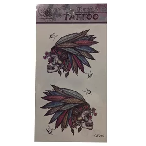 تتو موقت طرح اسکلت کد 249