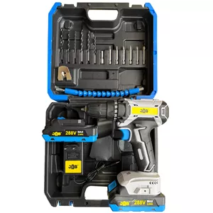 مجموعه 20 عددی دریل پیچ گوشتی شارژی 10 میلیمتری 288 ولت جاب مدل JB-288 POWER JAB New 